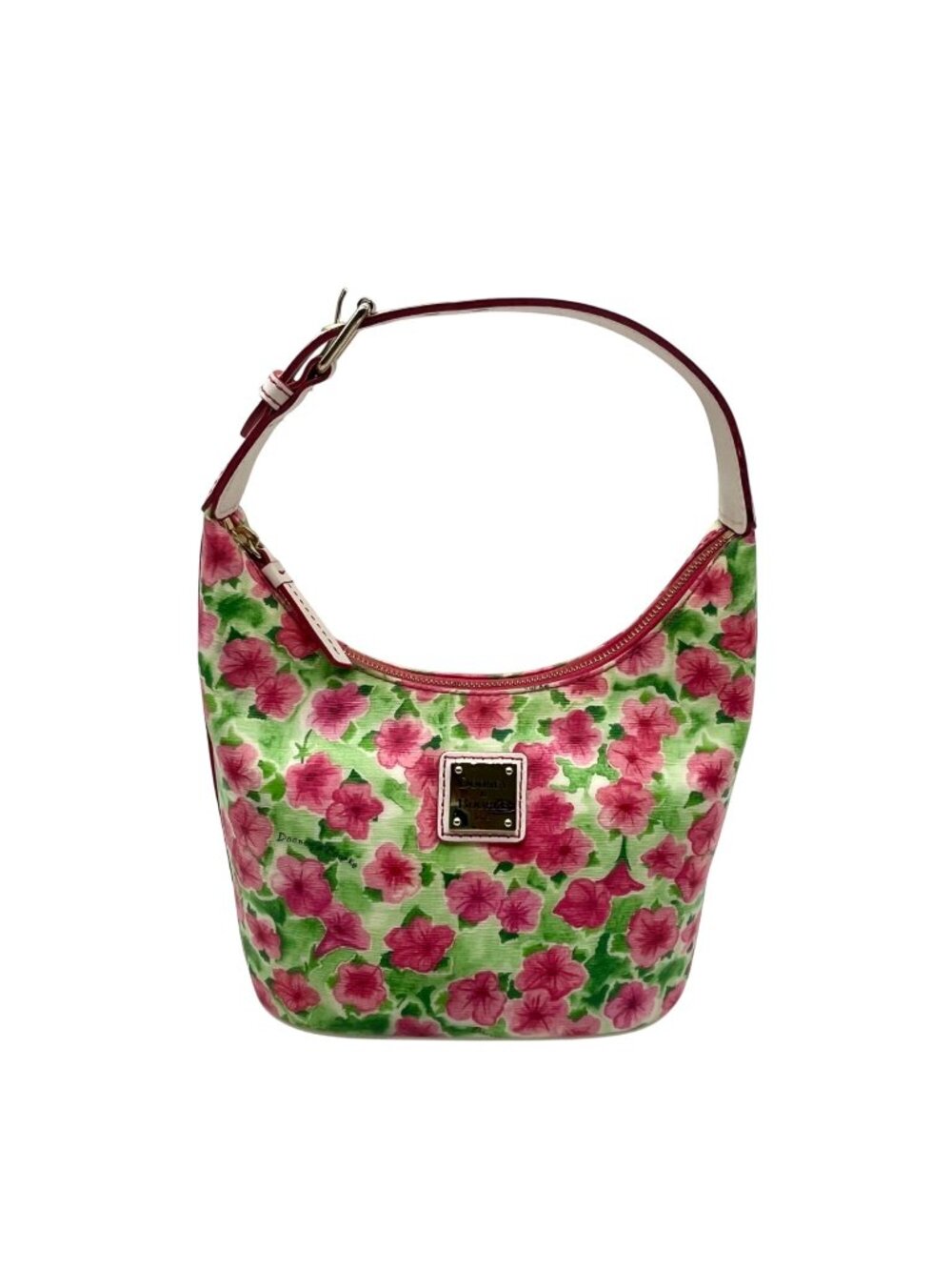 Dooney & Bourke Vintage Pink Petunia Shoulder Bag